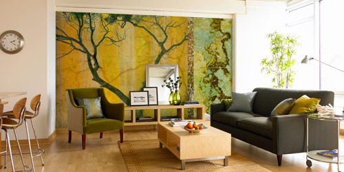 living rooms murals